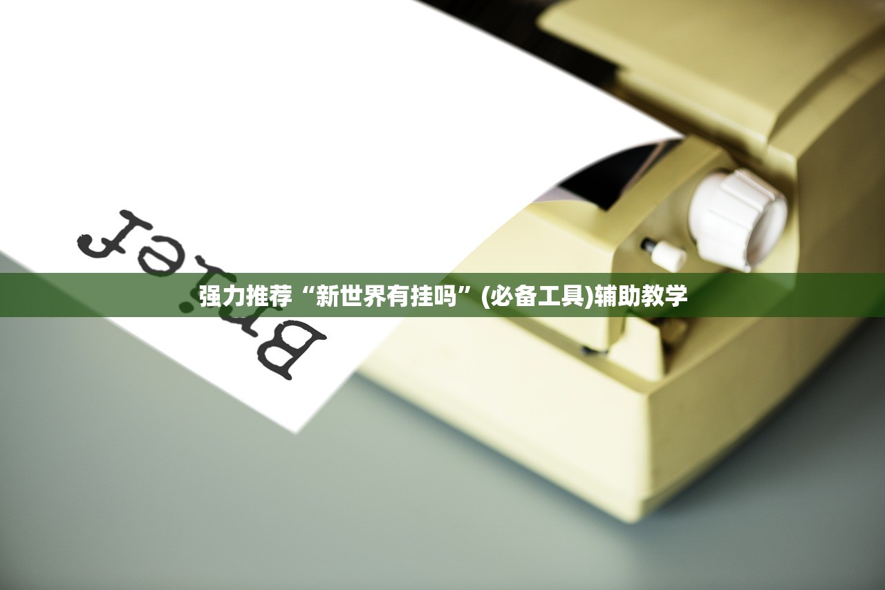 强力推荐“新世界有挂吗”(必备工具)辅助教学