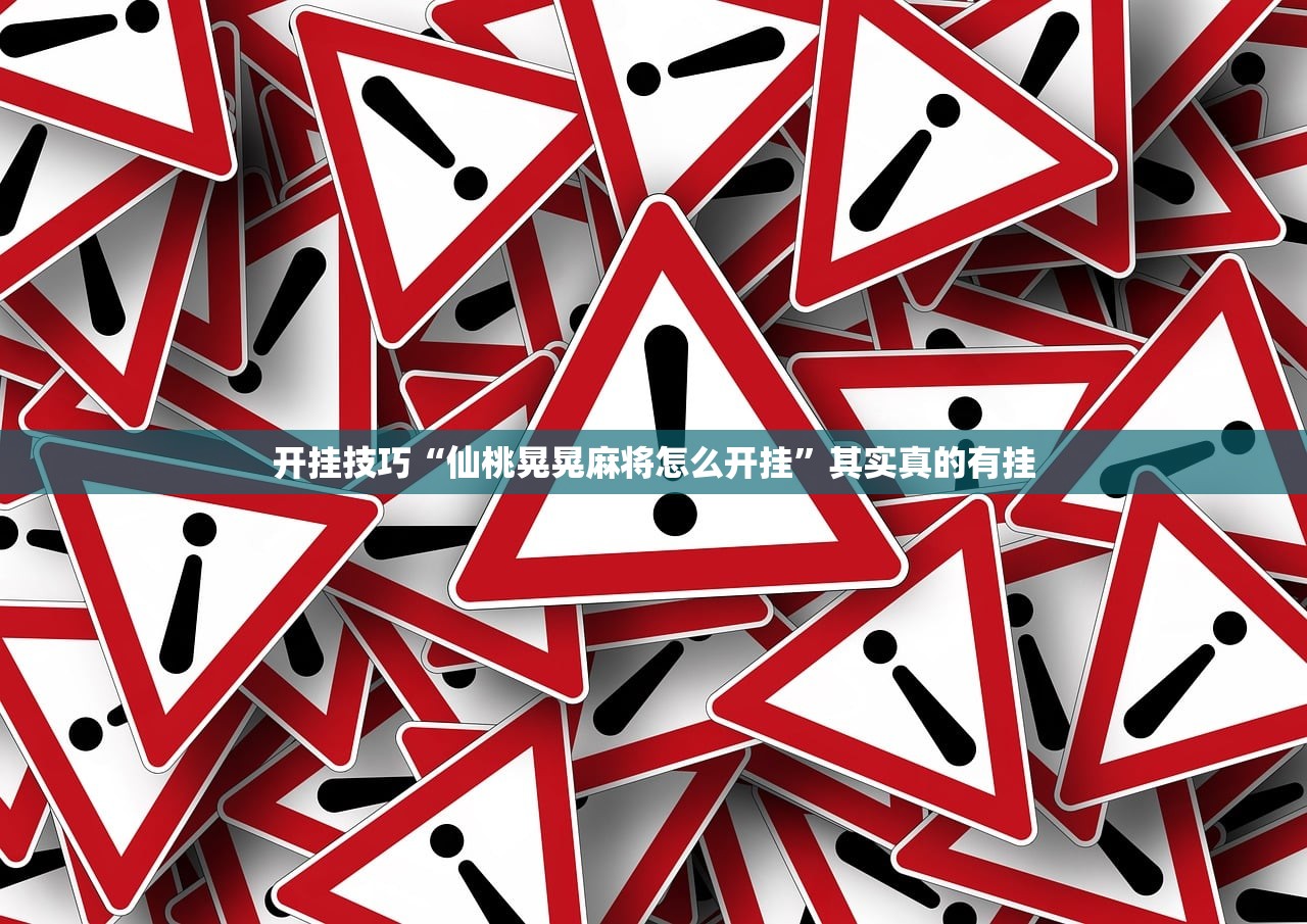 开挂技巧“仙桃晃晃麻将怎么开挂”其实真的有挂