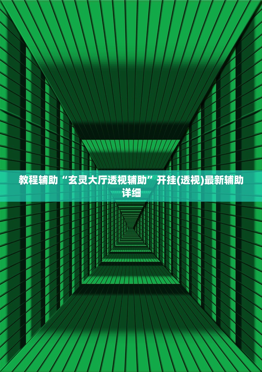 教程辅助“玄灵大厅透视辅助”开挂(透视)最新辅助详细