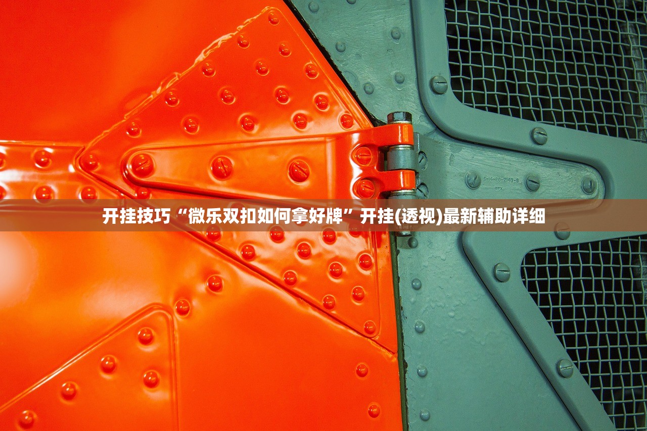 开挂技巧“微乐双扣如何拿好牌”开挂(透视)最新辅助详细
