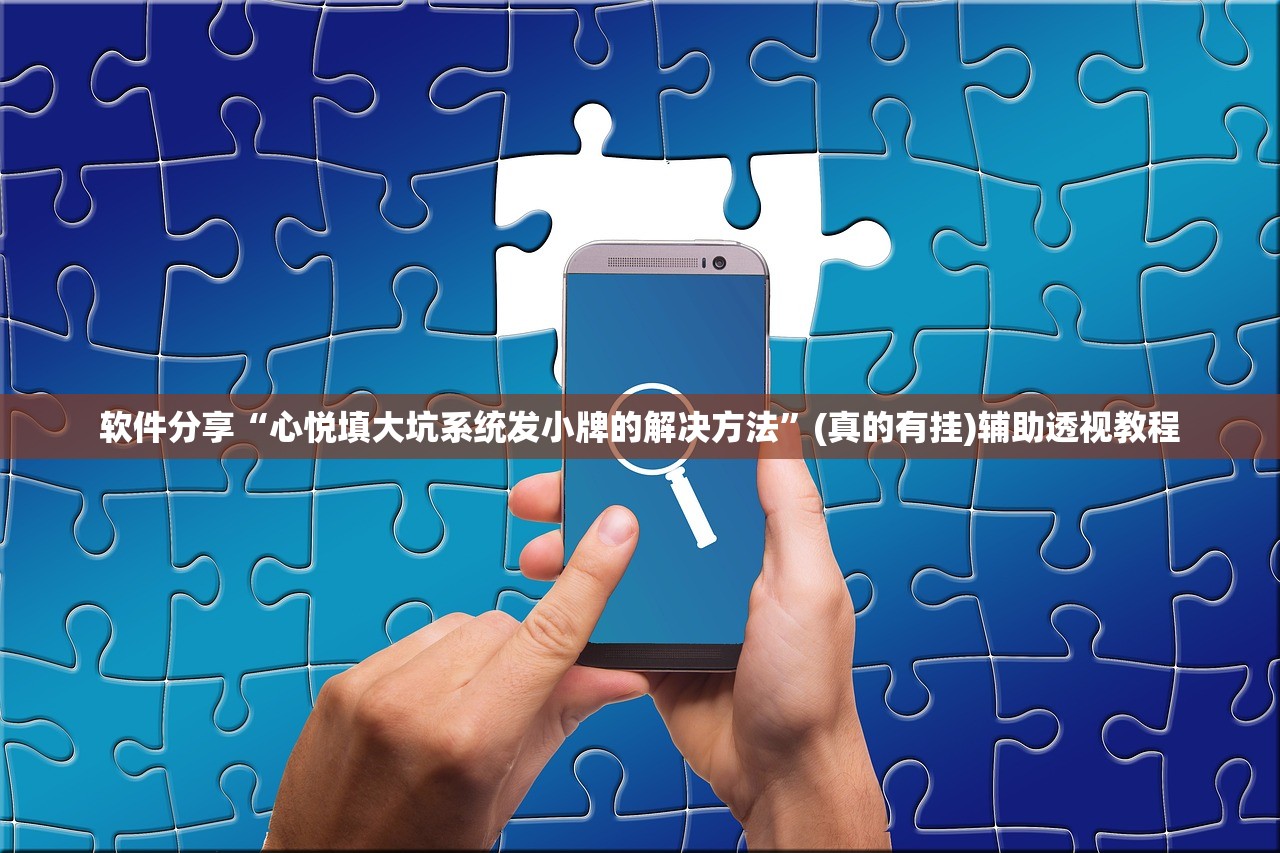 软件分享“心悦填大坑系统发小牌的解决方法”(真的有挂)辅助透视教程