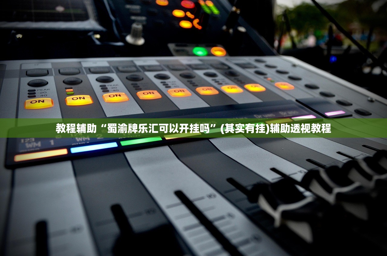 教程辅助“蜀渝牌乐汇可以开挂吗	”(其实有挂)辅助透视教程