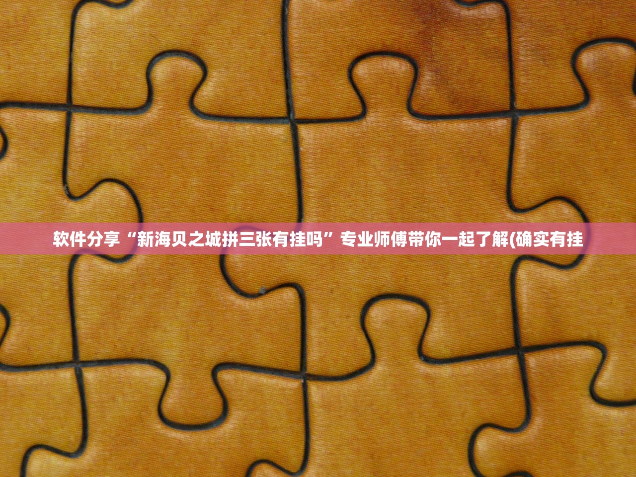 软件分享“新海贝之城拼三张有挂吗”专业师傅带你一起了解(确实有挂