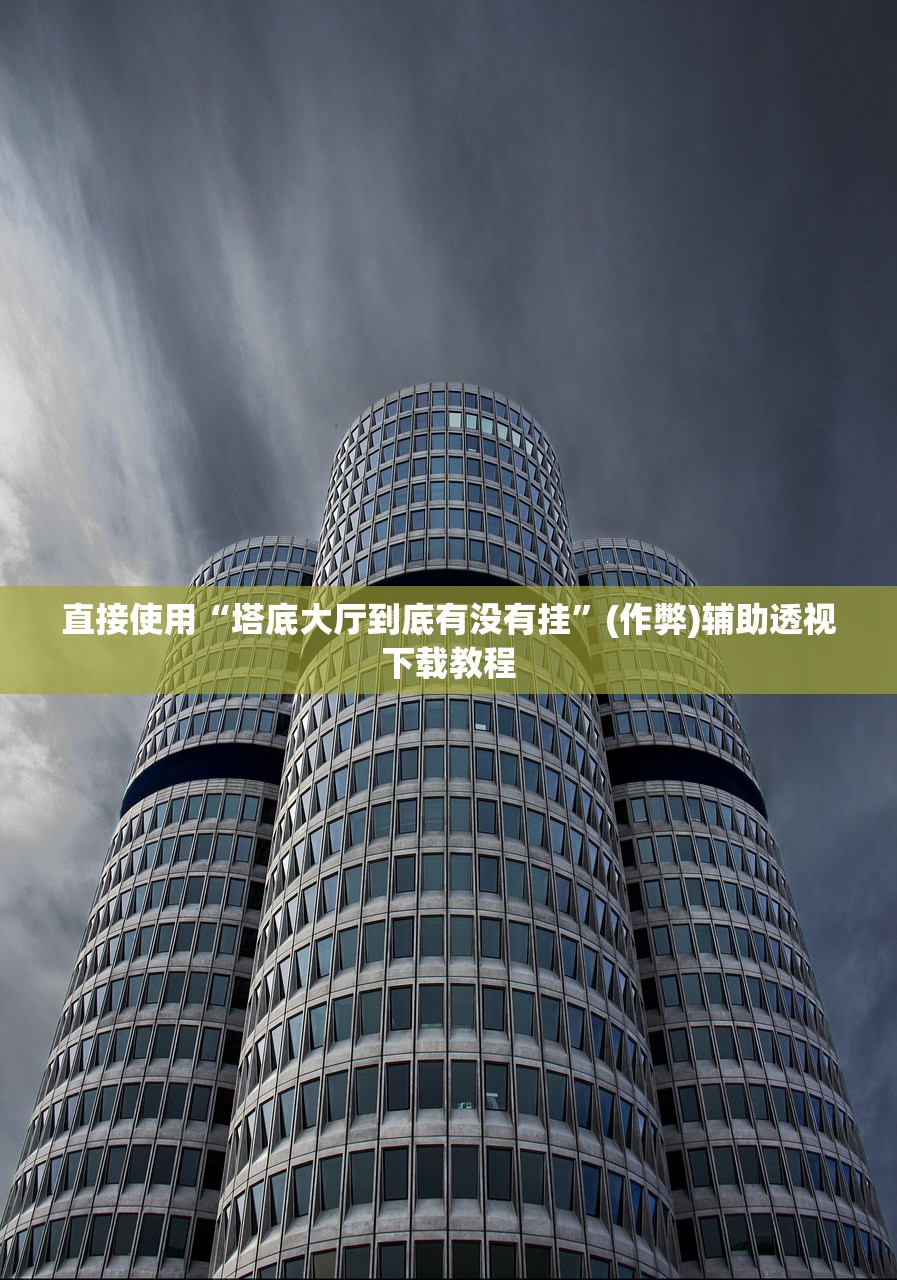直接使用“塔底大厅到底有没有挂”(作弊)辅助透视下载教程